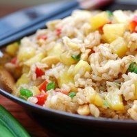 Thai Shrimp Fried Rice With Pineapple recipe