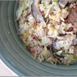 Mushroom Cabbage Rice recipe