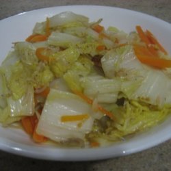 Stirfry Chinese Cabbage With Anchovies recipe