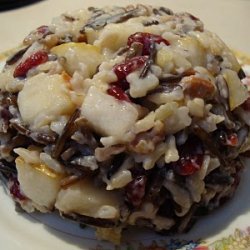 Coconut Wild Rice With Cranberries And Pears recipe