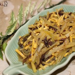 Stir Fry 5 Spices Dried Tau Foo With Celery, Potat... recipe