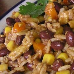 G's Southwestern Black Bean & Brown Rice Salad recipe