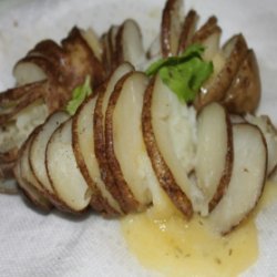 Impromptu Sliced Baked Potatoes recipe