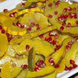 Steamed Squash With Spiced Butter recipe