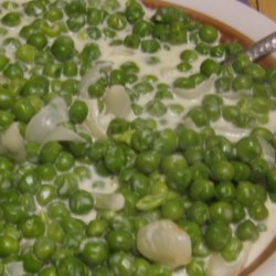 Creamed Peas And Pearl Onions recipe