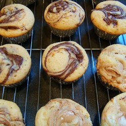 Nutella Or Peanut Butter Cupcakes recipe