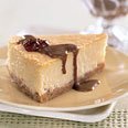 Mascarpone Cheesecake With Candied Pecans And Dulc... recipe