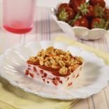 Upside - Down Strawberry Cheesecake Squares recipe