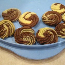 Vanilla Chocolate Viennese Cookies recipe