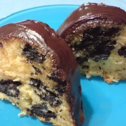 Oreo Buttermilk Bundt Cake With Chocolate Glaze recipe