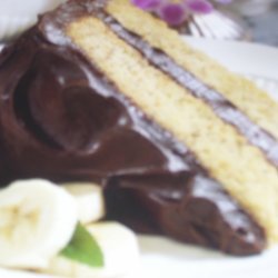 Banana Fudge Layer Cake recipe