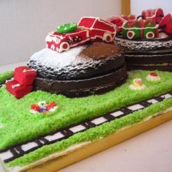 Lino 1st Birthday Train Cake - Part Two recipe