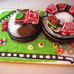 Linos 1st Birthday Train Cake- Part One recipe