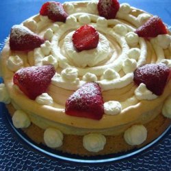 Almond Meringue Spin Cake recipe