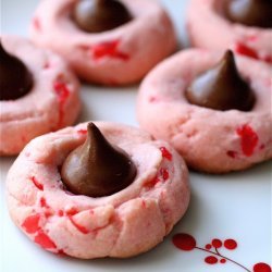 Cherry Chocolate Kiss Cookies recipe