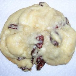 White Chocolate Dried Cherry Cookies recipe
