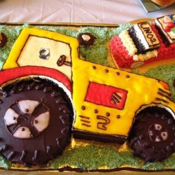 Linos Second Birthday Tractor Cake recipe