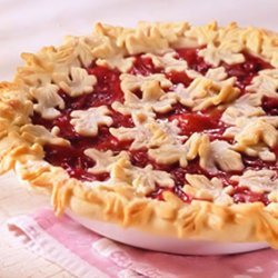 Rasspberry-rhubarb-apple Pie recipe