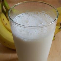 Icy Banana Milkshake recipe