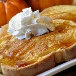 Pumpkin Pie French Toast recipe