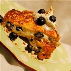 Stuffed Blueberry Toast recipe