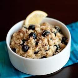 Blueberry Lemon Breakfast Quinoa recipe