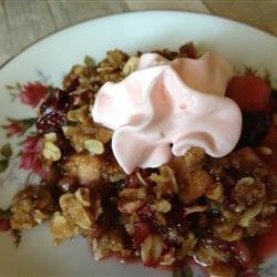Traditional Cranberry Apple Crisp recipe