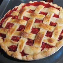 My Own Strawberry Rhubarb Pie recipe