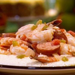 Shrimp and Grits With Kielbasa recipe