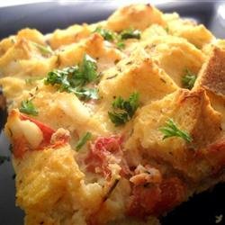 Oven Baked Omelet with Feta and Tomatoes recipe