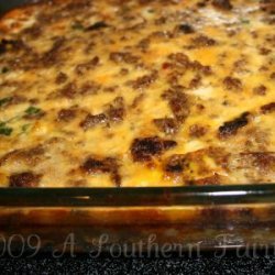 Egg and Sausage Souffle recipe