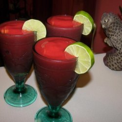 Strawberry-Lime Slushie recipe