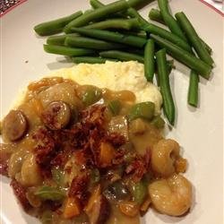 Cajun Shrimp with Cheese Grits recipe