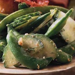 Sugar Snap Pea and Cucumber Salad recipe