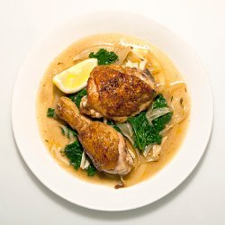 Google's Braised Chicken and Kale recipe