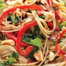 Hot-and-Sour Peanutty Noodles with Bok Choy recipe