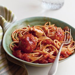 Spaghetti with Turkey Meatballs recipe