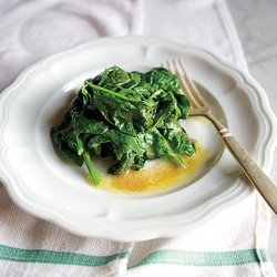 Buttered Spinach with Vinegar recipe