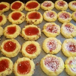 Strawberry Citrus Thumbprint Cookies recipe