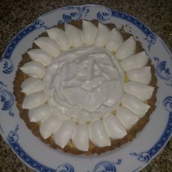 Lemon Pie With Lemon Mousse Topping recipe