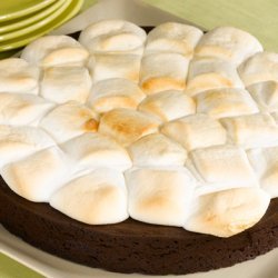 Flourless Chocolate Cake With Toasted Marshmallows recipe