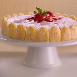 Low-cal Strawberry Cream Pie recipe