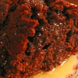 Chocolate Applesauce Cake With Glaze recipe