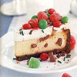 Christmas Cheesecake With English Toffee Filling recipe