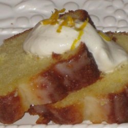 Lemon Bundt Cake With  Whiskey Topping recipe
