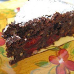 Chocolate And Cherry Polenta Cake recipe