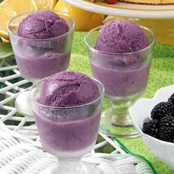 Blackberry Frozen Yogurt recipe