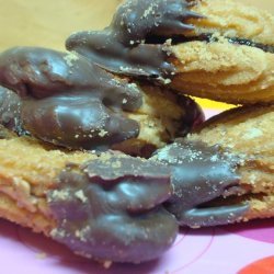 Choco Tipped  Cookies recipe