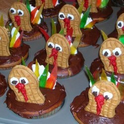 Thanksgiving Turkey Cupcakes recipe