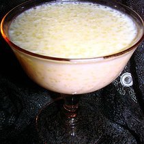Coconut-cardamom Tapioca With Golden Raisins recipe